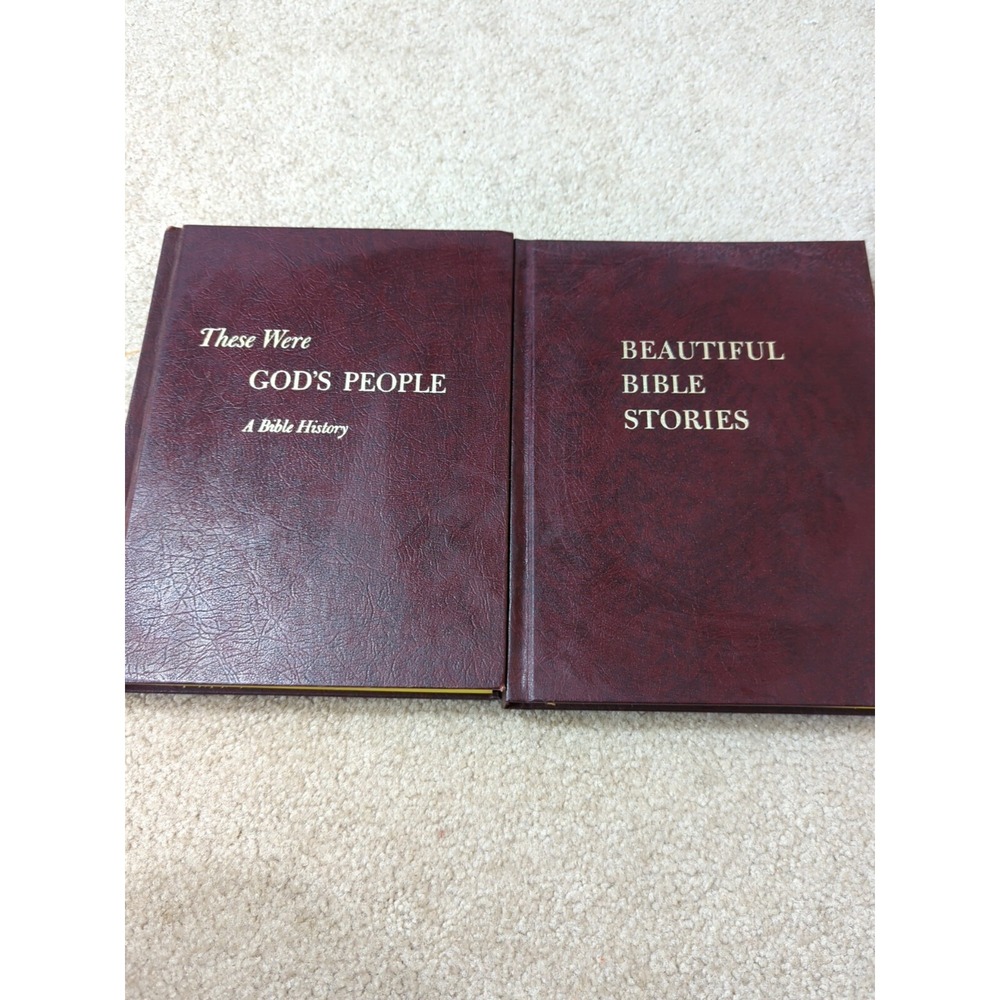 Lot‎ of 2 These Were God's People a Bible History & Beautiful Bible Stories